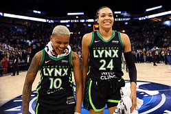 "Our handsome boys": Napheesa Collier, DiJonai Carrington & more react as Courtney Williams drops major announcement with Natisha Hiedeman