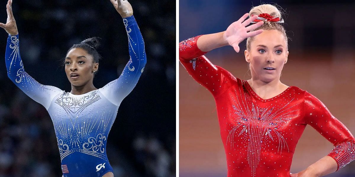 Mykayla Skinner accuses Simone Biles for bullying and belittingling. (Images by Getty)