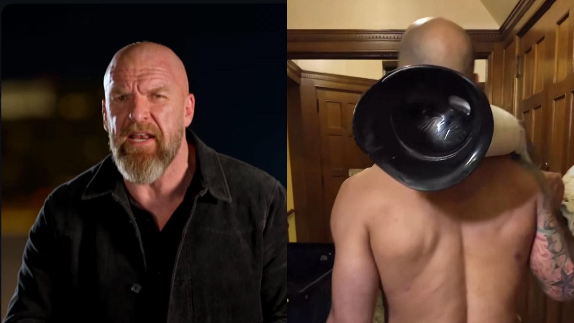 Could Triple H revisit his past decisions? [Image taken from AEW and Triple H on Instagram]