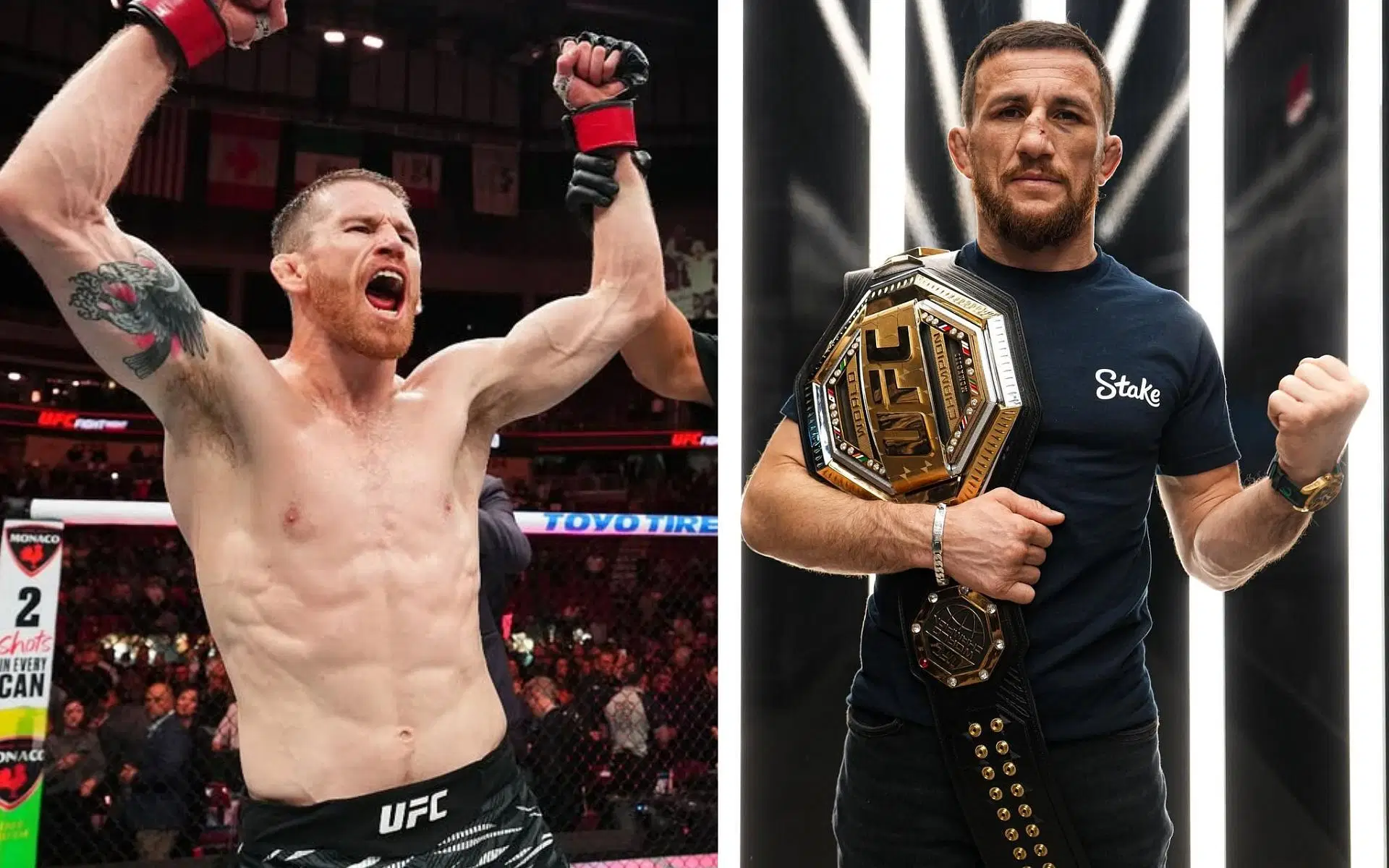 Merab Dvalishvili wants to face Cory Sandhagen next [Image Courtesy: @merab.dvalishvili and @corysandhagenmma on Instagram]