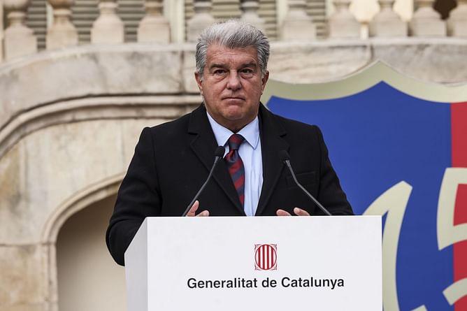 "Surely make a signing, which we are very excited about" - Barcelona chief Joan Laporta appears to hint at new signing in club senate review