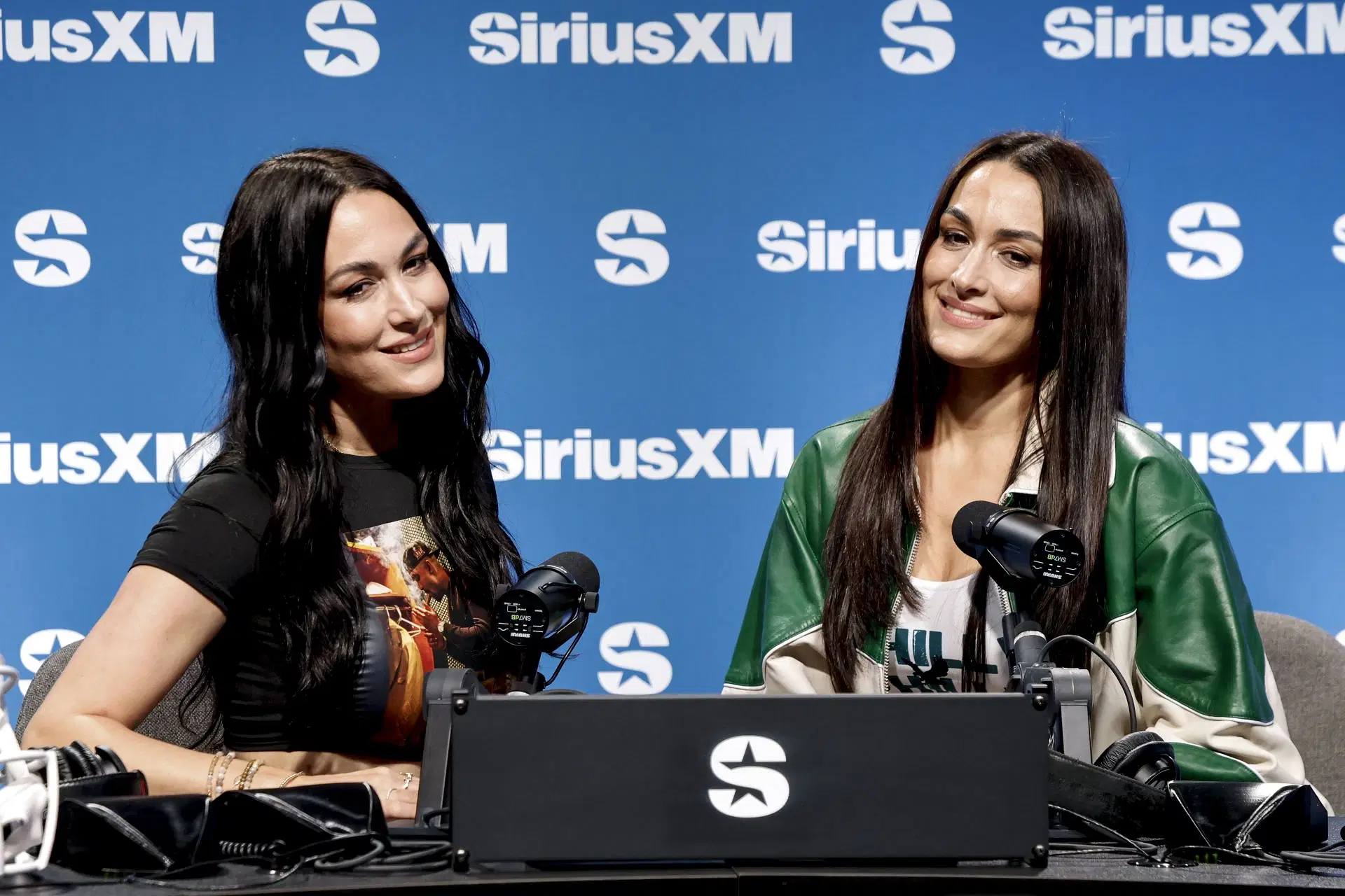 Nikka and Brie Bella at a Super Bowl LIX Preview - Source: Getty
