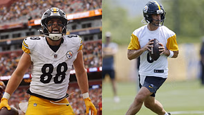 Steelers TE Pat Freiermuth reveals how he plans to break ice with Aaron Rodgers