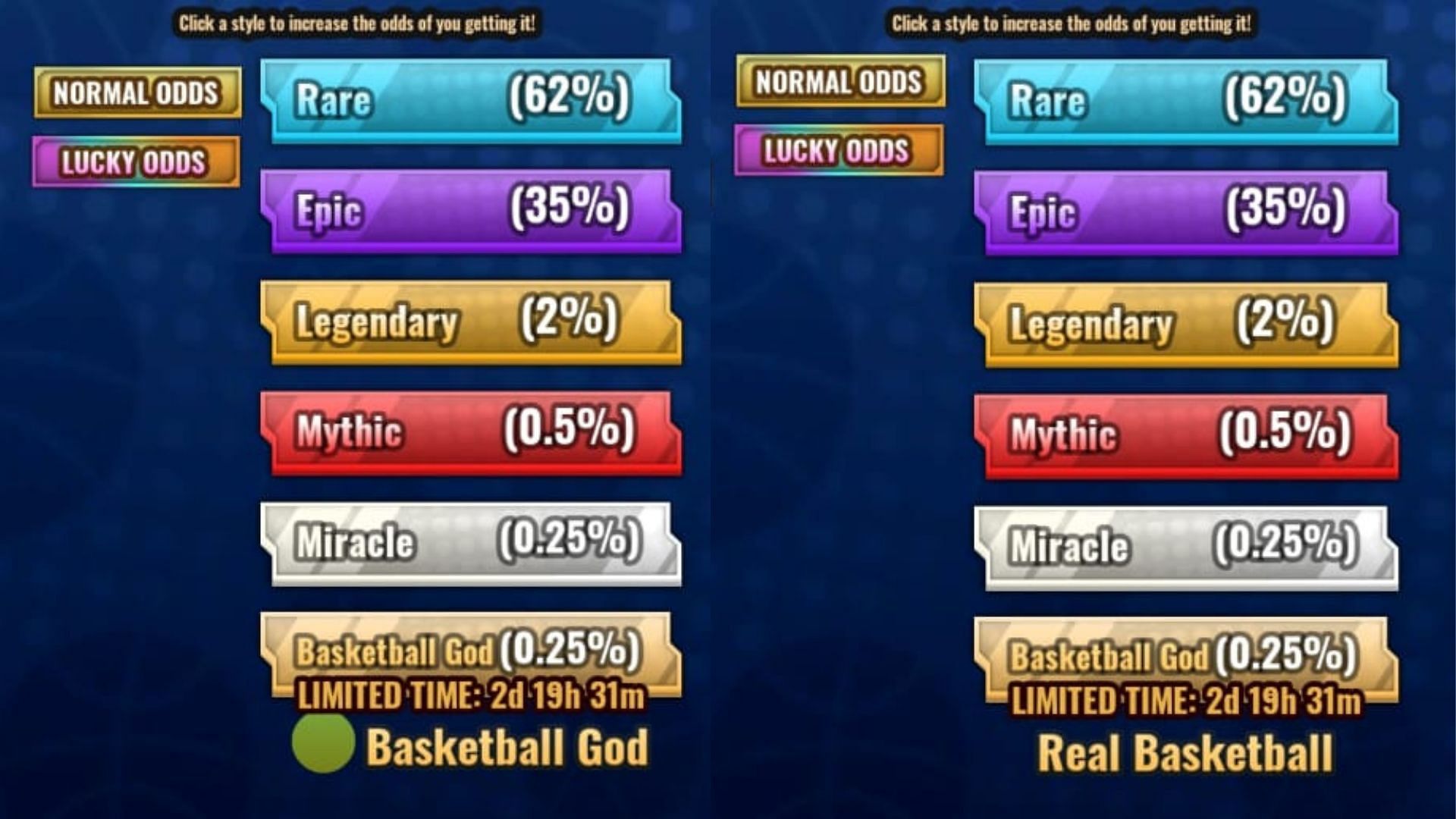 Use Lucky Spins for better odds (Image via Roblox)