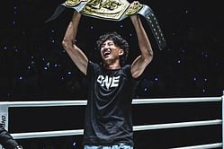 "Another goal that I've got" - Nabil Anane thrilled to be elevated to undisputed ONE bantamweight Muay Thai world champ