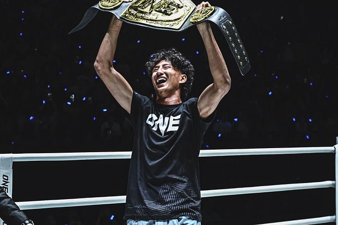 "Another goal that I've got" - Nabil Anane thrilled to be elevated to undisputed ONE bantamweight Muay Thai world champ