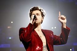 Harry Styles reportedly spotted kissing an unknown person at Glastonbury