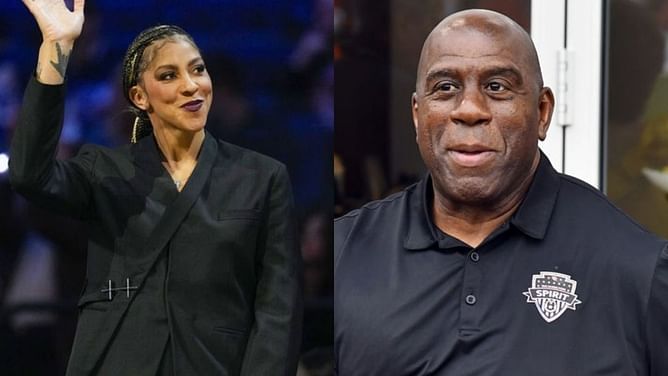 Magic Johnson sends heartfelt tribute to Candace Parker as LA Sparks immortalizes her with jersey retirement: "True ambassador of our franchise"