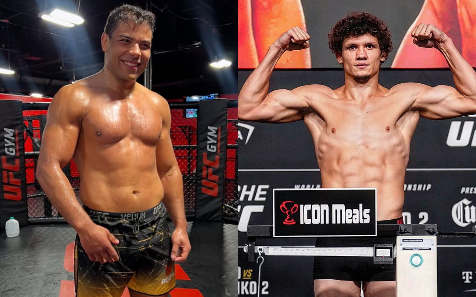 Paulo Costa vs. Roman Kopylov. [Image courtesy: @borrachinhamma and @roman_kopylov on Instagram].