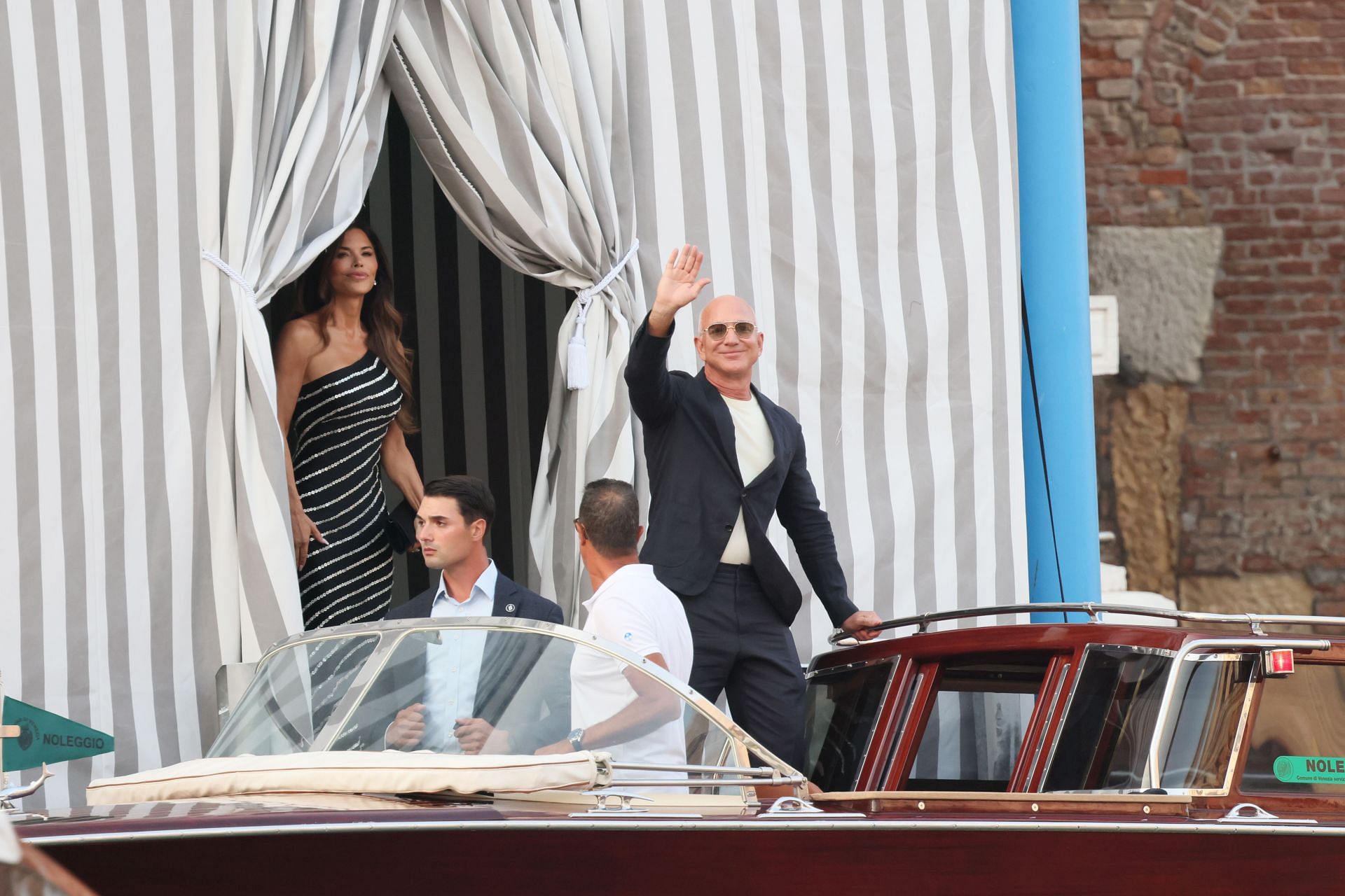 Celebrity Sightings Ahead Of Jeff Bezos And Lauren Sanchez Wedding - Source: Getty