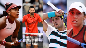 “Ruining doubles players careers": Tennis world goes off on Naomi Osaka, Novak Djokovic, Carlos Alcaraz, Madison Keys-led US Open mixed doubles lineup