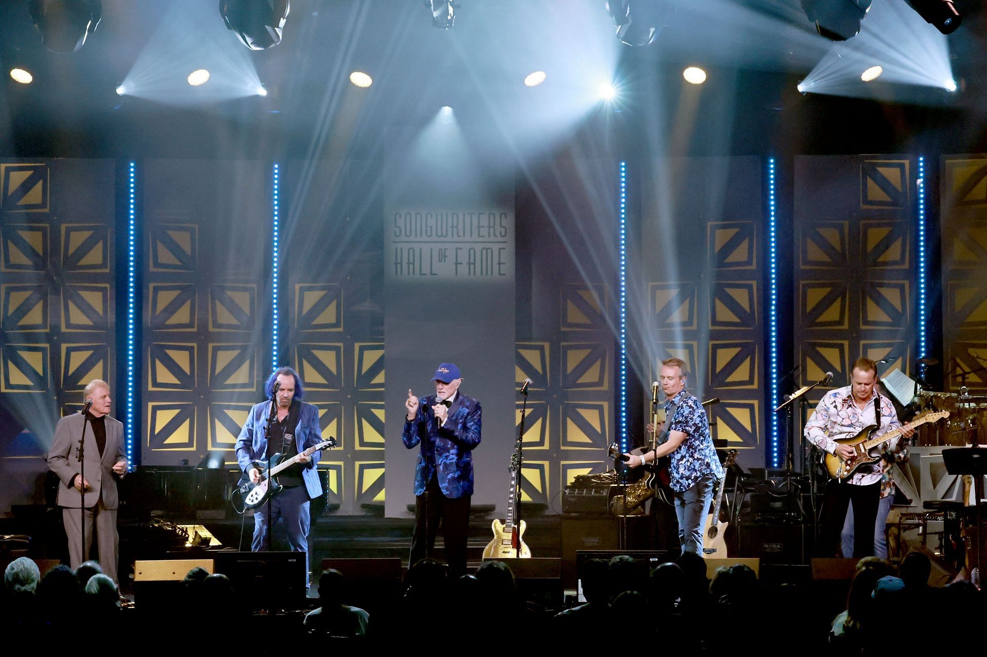 Mike Love and The Beach Boys Band perform at the 2025 Songwriters Hall of Fame Induction Ceremony - (Image via Getty)
