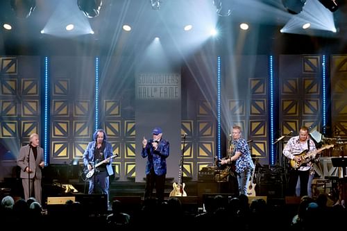 Mike Love and The Beach Boys Band perform at the 2025 Songwriters Hall of Fame Induction Ceremony - (Image via Getty)