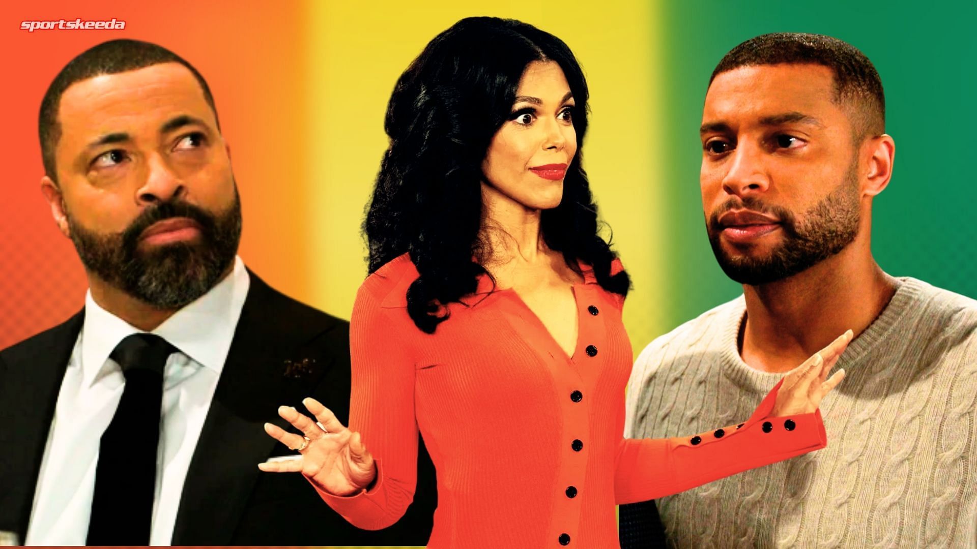 Bill, Martin and Dani on Beyond the Gates (Custom edit by Sportskeeda, Original Image [CBS])