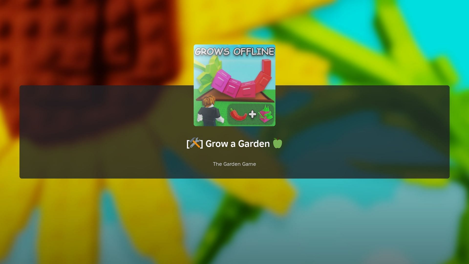 Grow a Garden