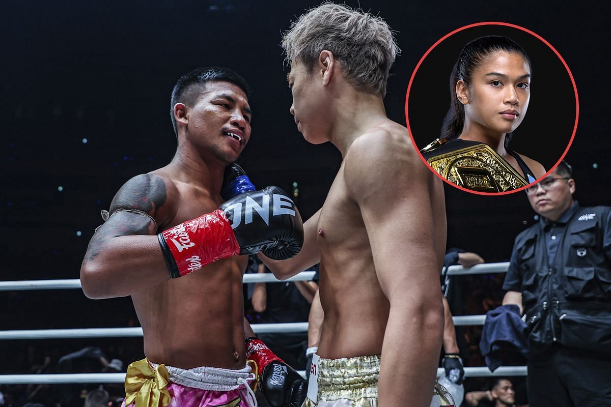 Rodtang and Takeru with Jackie Buntan | Image credit: ONE Championship