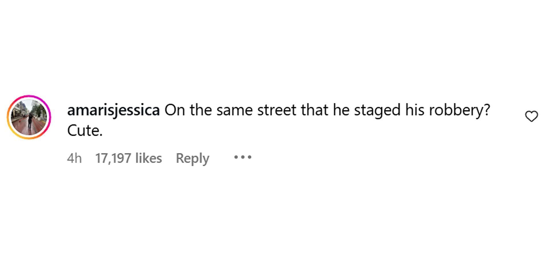 A comment reacting to the news (Image via Instagram/ @theshaderoom)