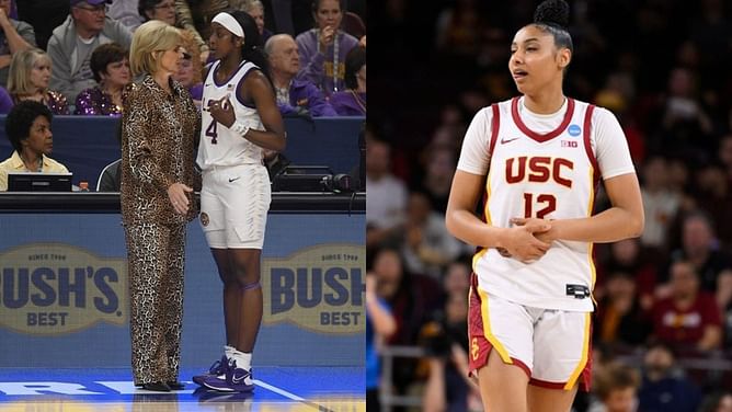 VIDEO: Flau'jae Johnson channels her inner Kim Mulkey in heated battle vs. JuJu Watkins