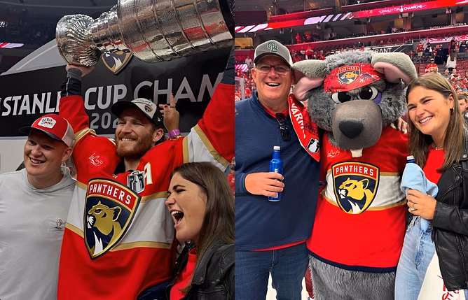 Matthew Tkachuk’s sister Taryn takes subtle dig at Connor McDavid's wife Lauren following Panthers second-straight Stanley Cup win