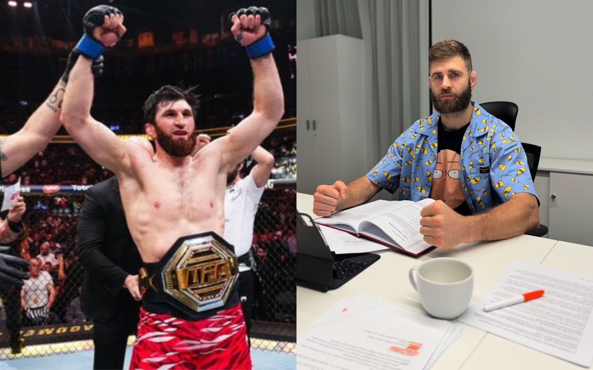Jiri Prochazka issues four-word response to Magomed Ankalaev's "you are a nerd" diss as feud heats up