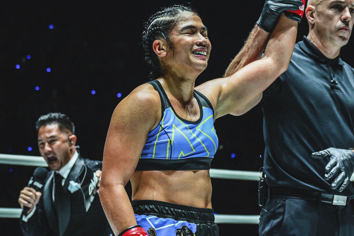 Jackie Buntan details her status in US Muay Thai. [Photo from ONE Championship]