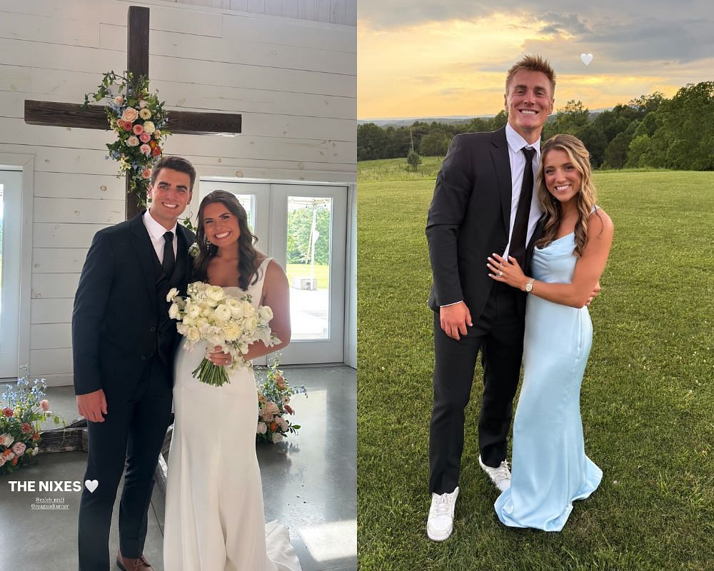 Bo Nix&#039;s wife Izzy shares BTS photos from Broncos QB&rsquo;s brother Caleb Nix&rsquo;s wedding day [In Pics] [IG/@izzysmokenix]