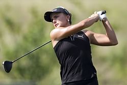 How did Lexi Thompson perform in the 2025 KPMG Women's PGA Championship, Round 1?