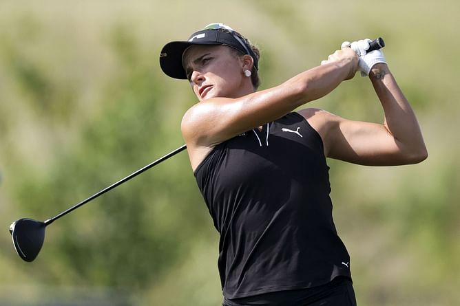 How did Lexi Thompson perform in the 2025 KPMG Women's PGA Championship, Round 1?