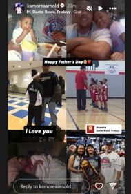 KK Arnold celebrates Father's Day with a wholesome collage dedicated to her dad (source: IG/ kamoreaarnold)