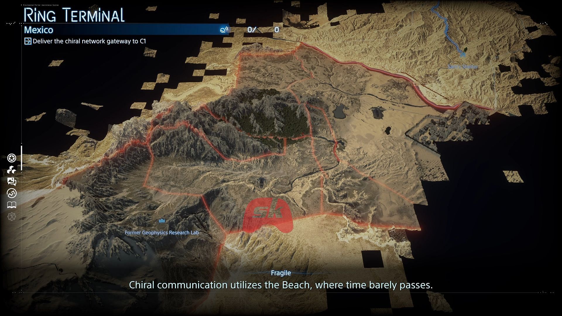 This guide will help you to check map in Death Stranding 2  (Image via Sportskeeda Gaming / Sony Interactive Entertainment)