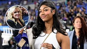 "What a homegirl" - WNBA fans react to Angel Reese fixing Holly Rowe's eyelash mid-interview