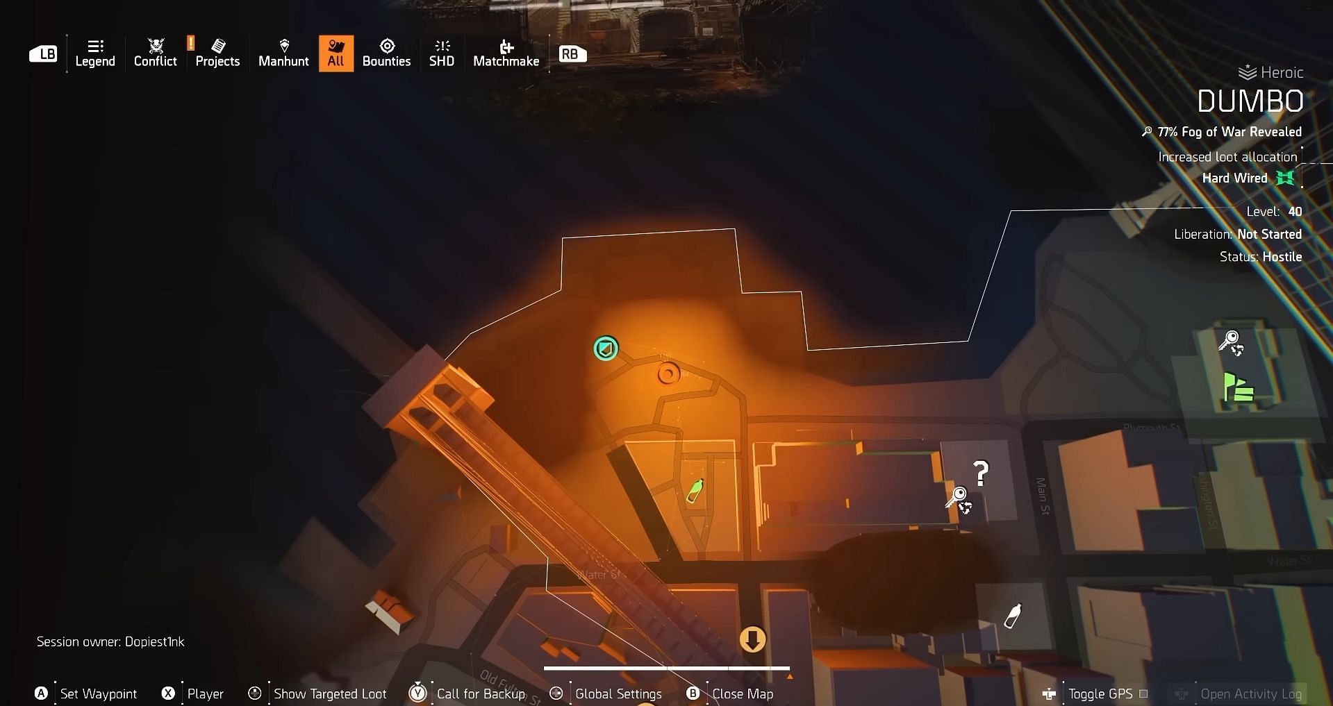 Final location of horse piece in The Division 2 (Image via Ubisoft) 