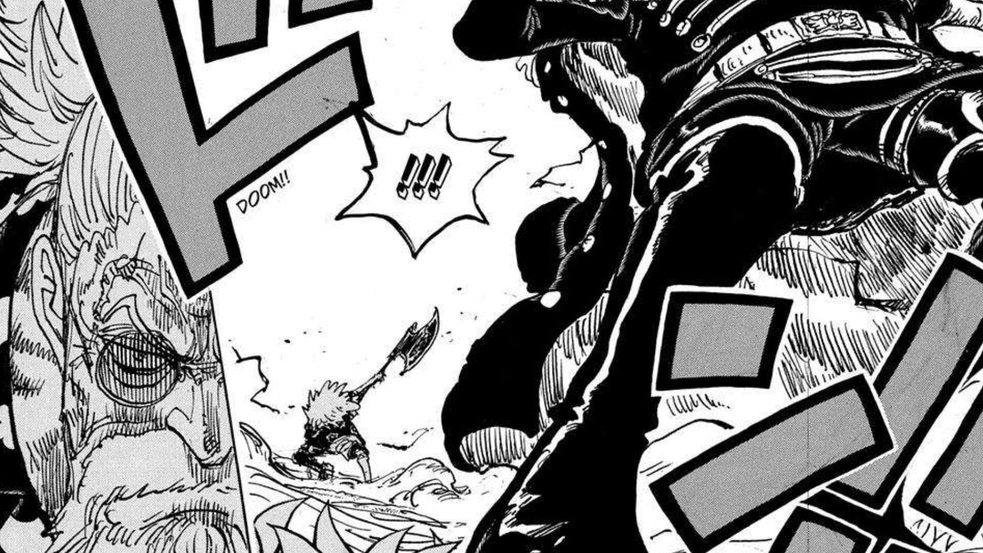 Gaban as seen in manga (Image via Shueisha)