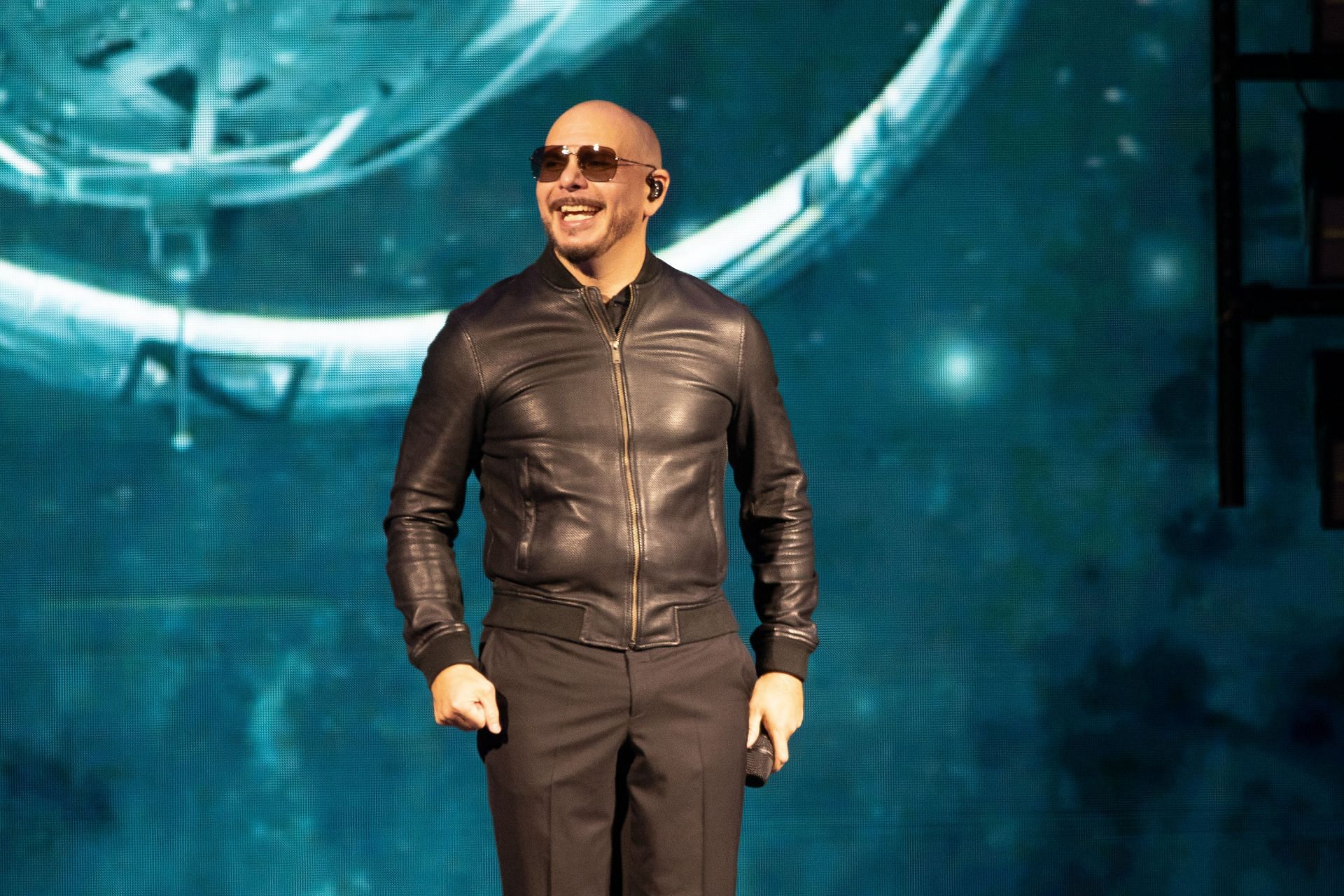 Pitbull Performs At The 3Arena, Dublin - Source: Getty