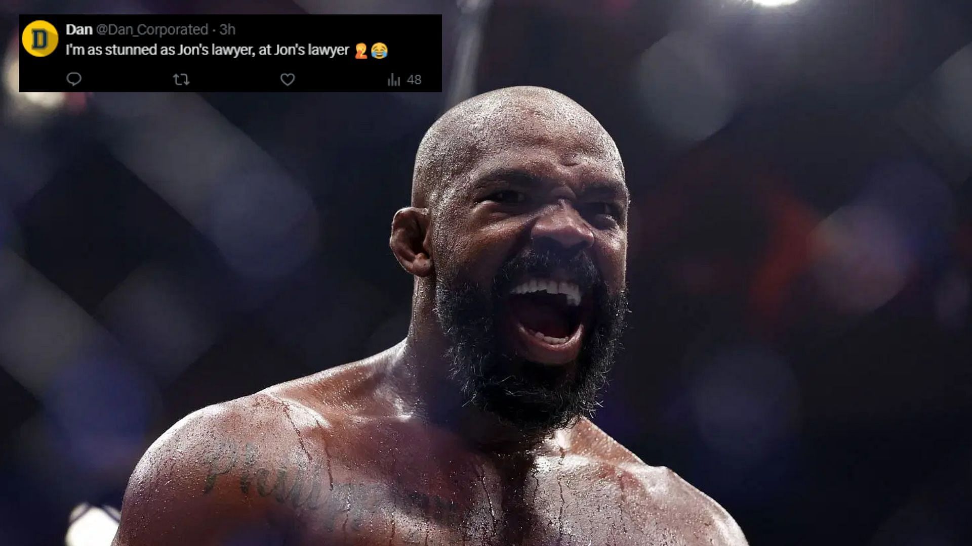 Fans react after Jon Jones