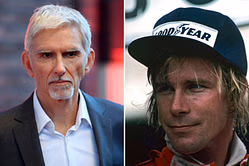 Damon Hill drops 2-word reaction to a throwback picture of James Hunt
