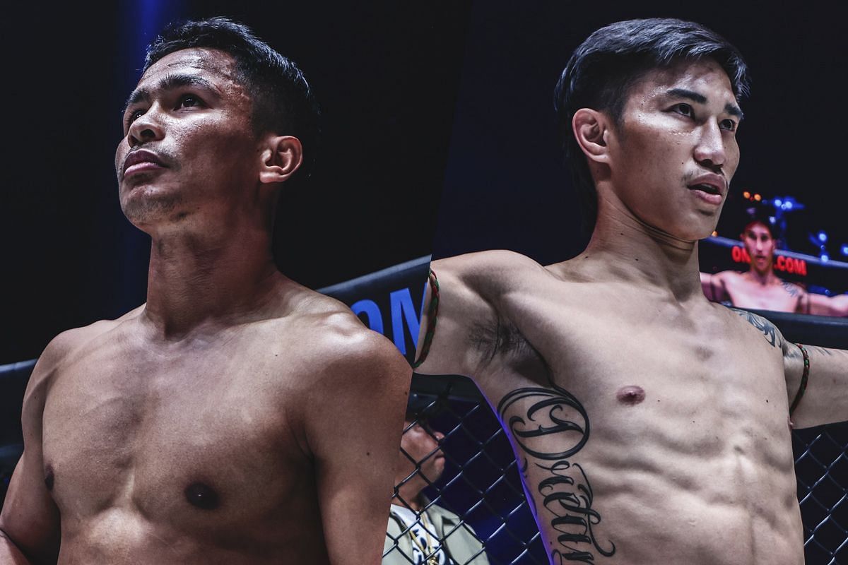 (From left) Thai striking wizards Superbon and Tawanchai PK Saenchai.