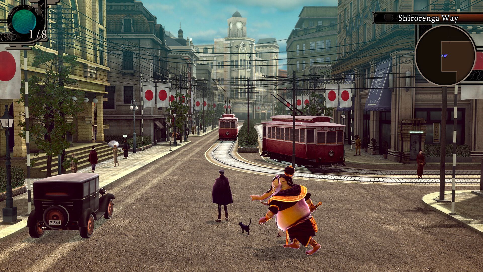 Unlock every trophy in Raidou Remastered The Mystery of the Soulless Army (Image via SEGA)