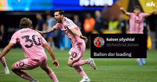 "Ahead of Dembele in Ballon d'Or after that", "GOAT for a reason" - Fans hail Lionel Messi as he shines in Inter Miami's win over Porto