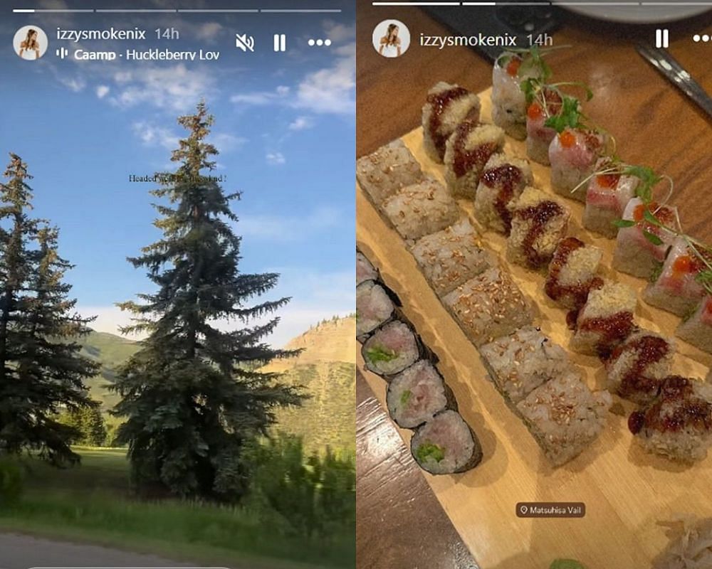 Izzy Nix shares weekend getaway pics with Bo Nix after Broncos rookie wraps up minicamp [IG/@izzysmokenix]