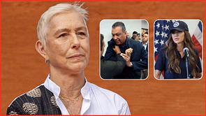Martina Navratilova reacts to controversial moment of Senator Alex Padilla getting handcuffed, forcibly removed from Kristi Noem's LA press conference