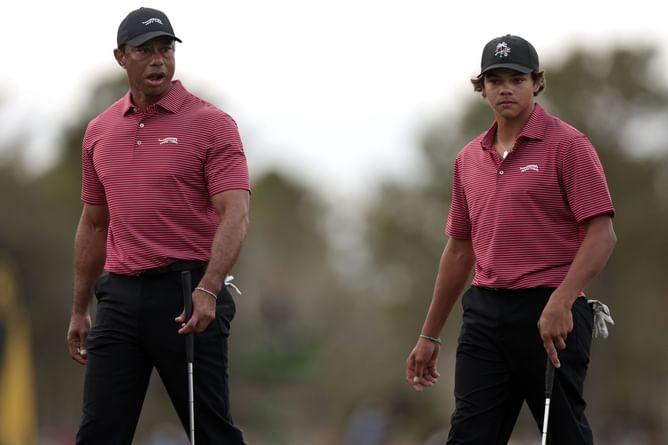 Analyst warns against rushing Charlie Woods amid 'trap door' of being Tiger Woods' son: "Allow him to develop"
