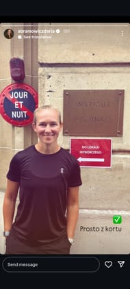 Daria Abramowicz IG Story | Source: Daria Abramowicz Instagram/@abramowiczdaria