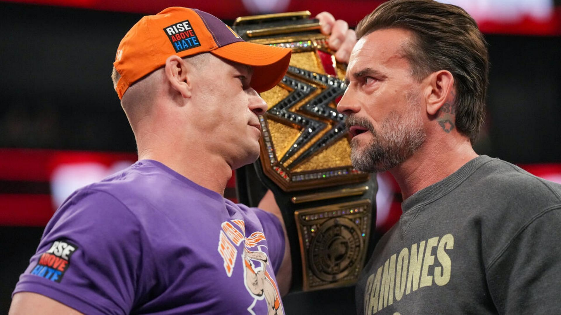 John Cena and CM Punk on RAW. [Picture via - WWE.com]