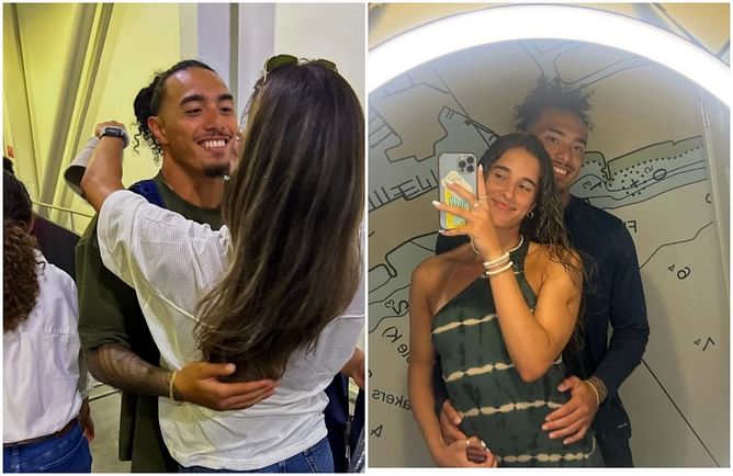 Cowboys LB Marist Liufau shares courtside kiss with WNBA rookie Sonia Citron at Mystics-Sun game
