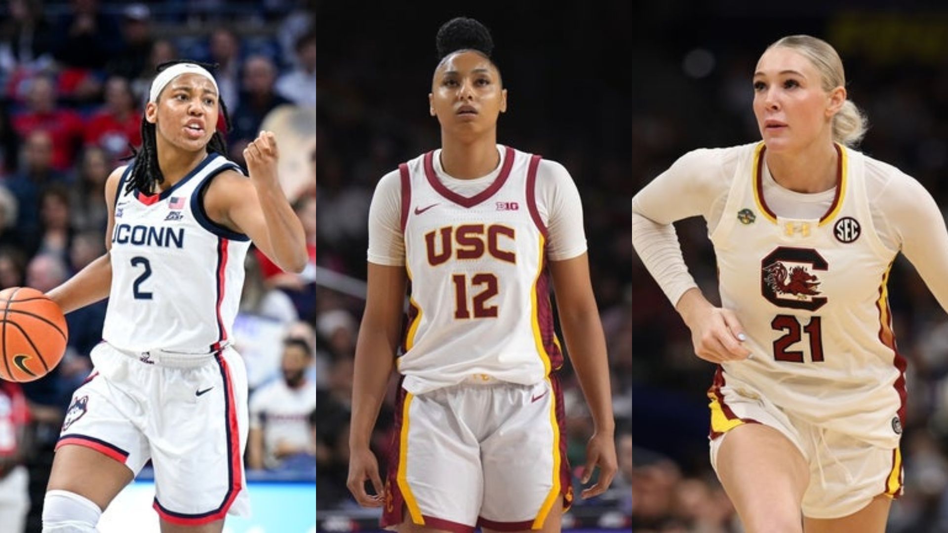 KK Arnold drops 2-word reaction to snaps with JuJu Watkins, Chloe Kitts at the Overtime Select matchup