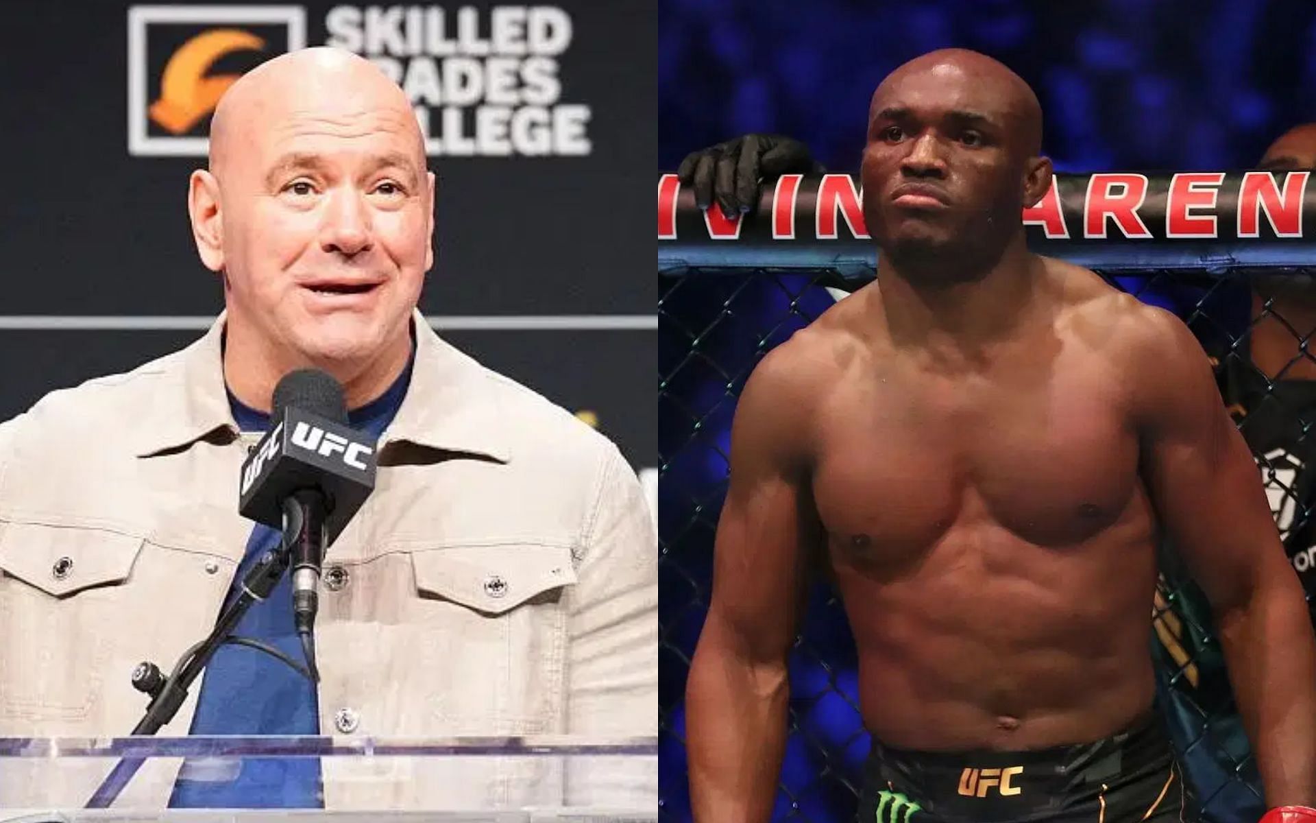 Dana White once labeled Kamaru Usman as the welterweight GOAT over Georges St-Pierre [Image courtesy: Getty Images]