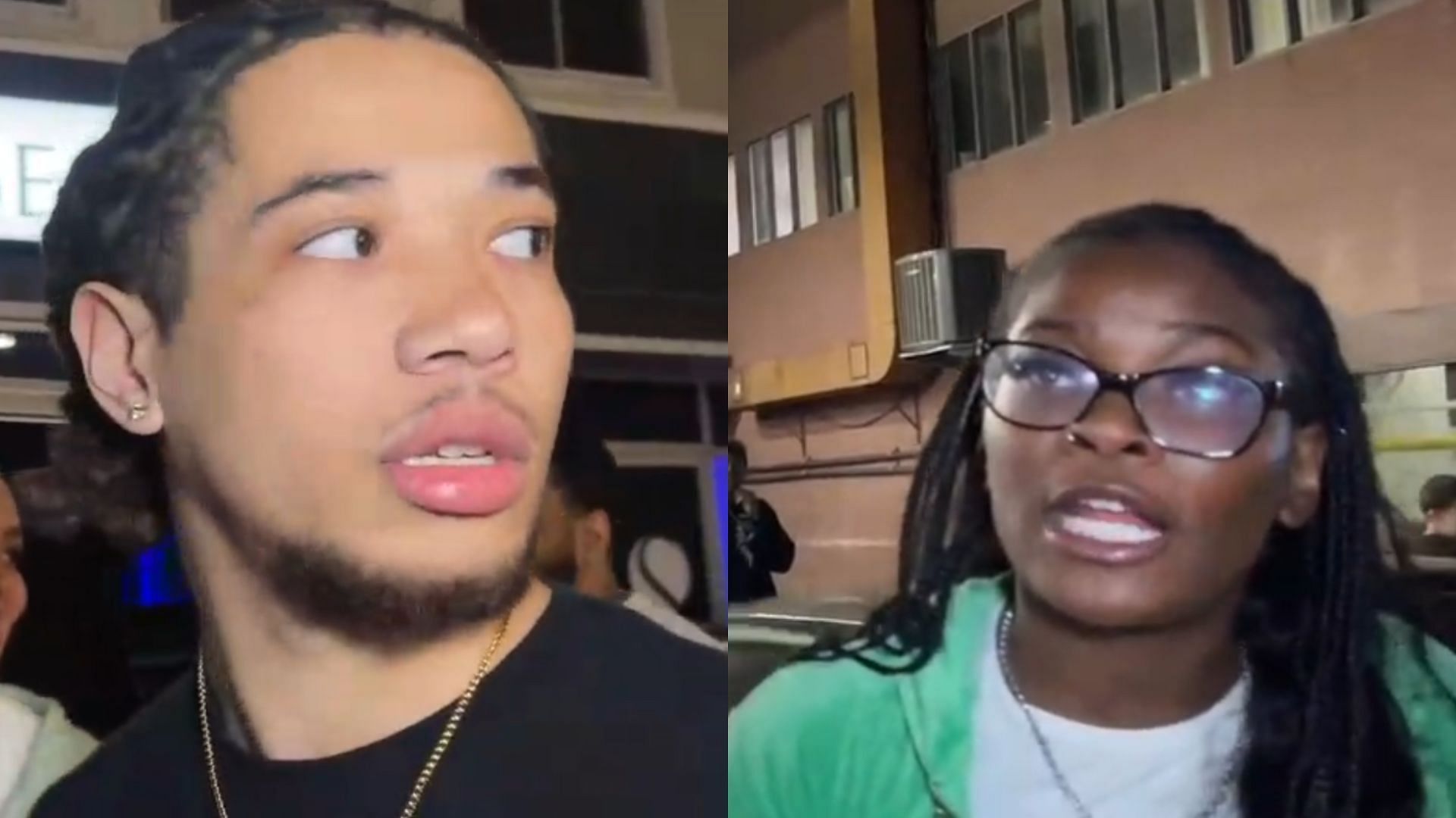 Jayrelly gets into an on-stream altercation with a woman (Images via Jayrelly/Twitch)