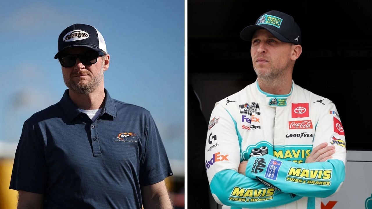 In Picture: Dale Earnhardt Jr. and Denny Hamlin (from Left). Credit: Imagn Images