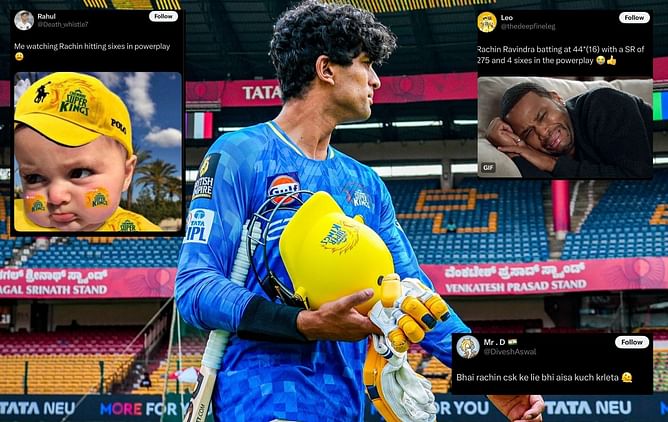 "Plays good for everyone except CSK" - Chennai fans react to Rachin Ravindra's blistering knock for Washington Freedom in MLC 2025